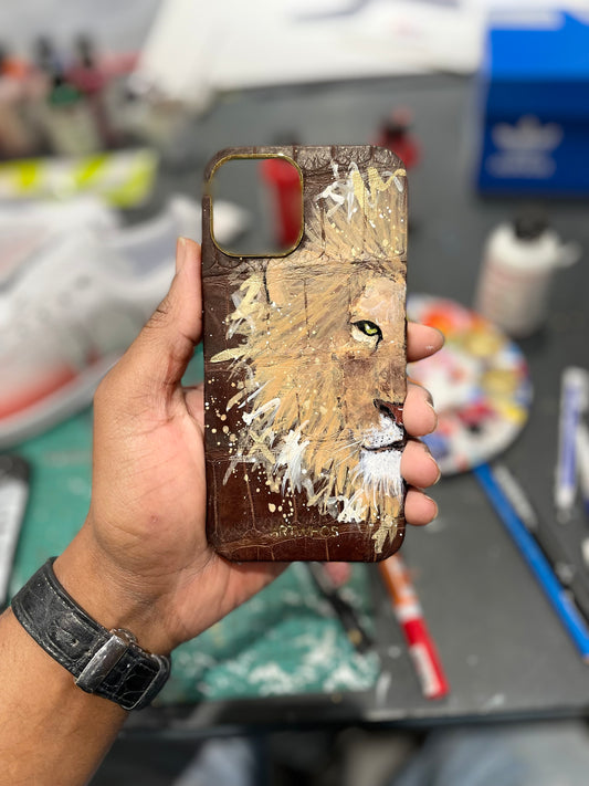 Iphone 12/13/14/14 Pro Max Lion Case