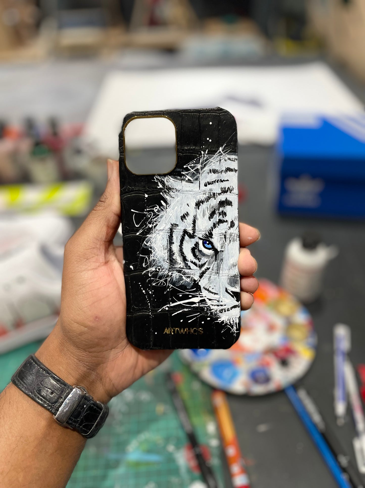 Iphone 12 Pro Max 手機殼 白虎