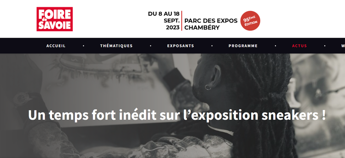 Artwhos à l'expo Sneakers Savoie 2022