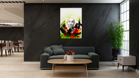 繪畫和紙上作品“Shakur” 